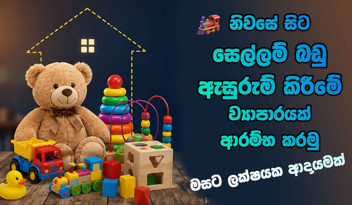 නිවසේ සිට සෙල්ලම් බඩු ඇසුරුම් කිරීමේ ව්‍යාපාරයක් ආරම්භ කරමු